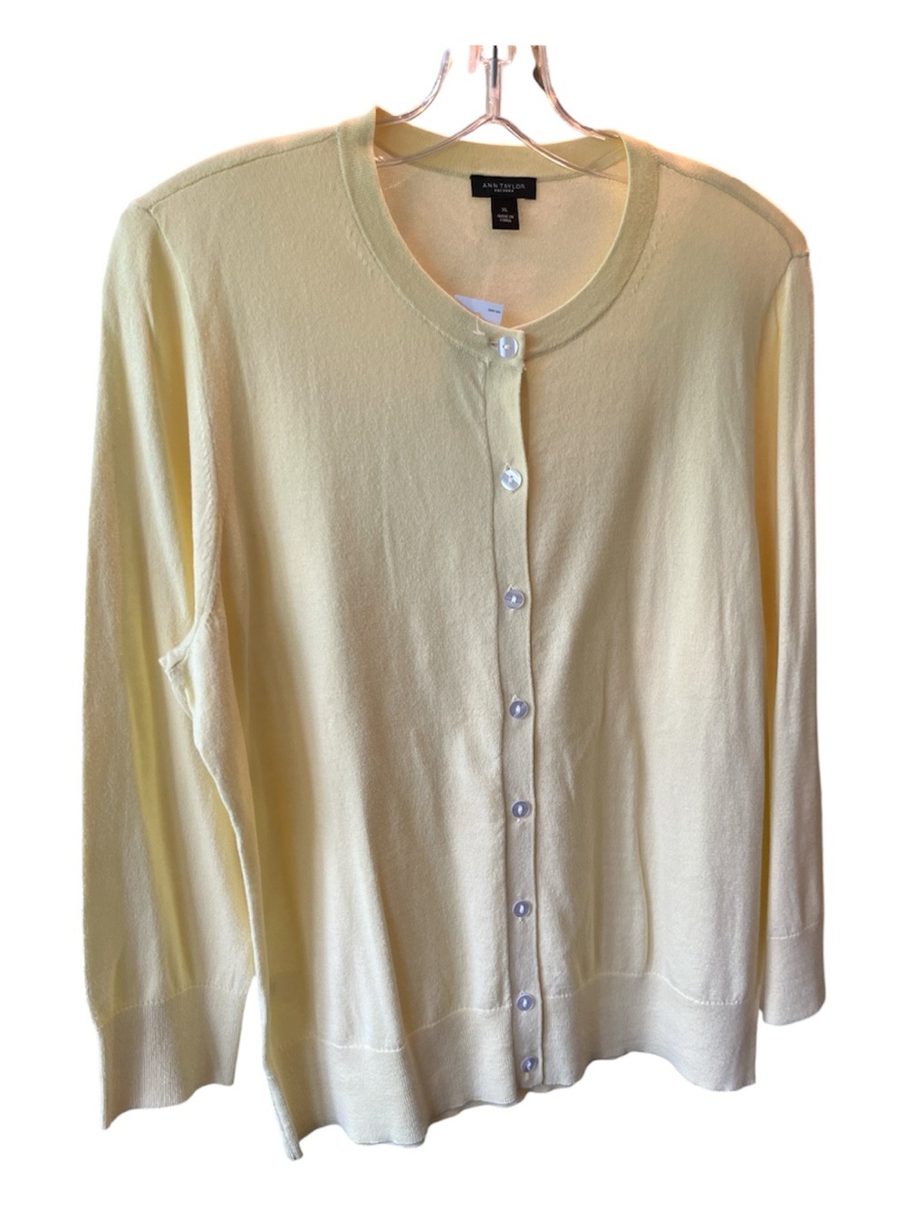 NWT Yellow Sweater-100% Cotton Super Soft